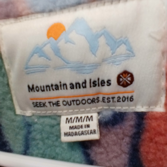 Mountain and Isles quarter zip sherpa pullover women's M outdoors hiking camping - Picture 6 of 7